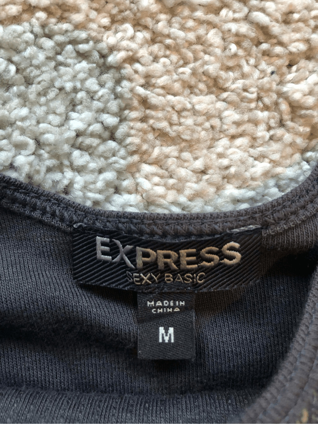 Express Sexy Basic Women’s Gray 2 Piece Sequin Tw… - image 10