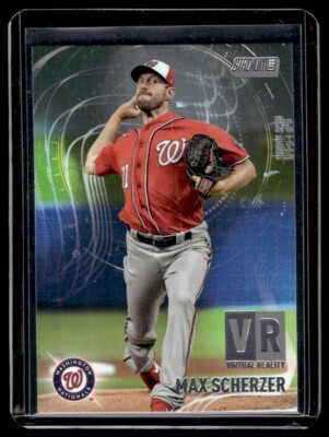2021 Stadium Club Virtual Reality Max Scherzer Los Angeles Dodgers #VR-25