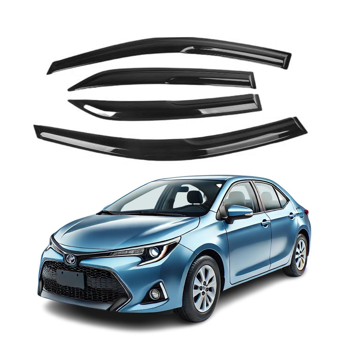 Fits for Toyota Corolla 2009-2013 Side Window Visor Sun Rain
