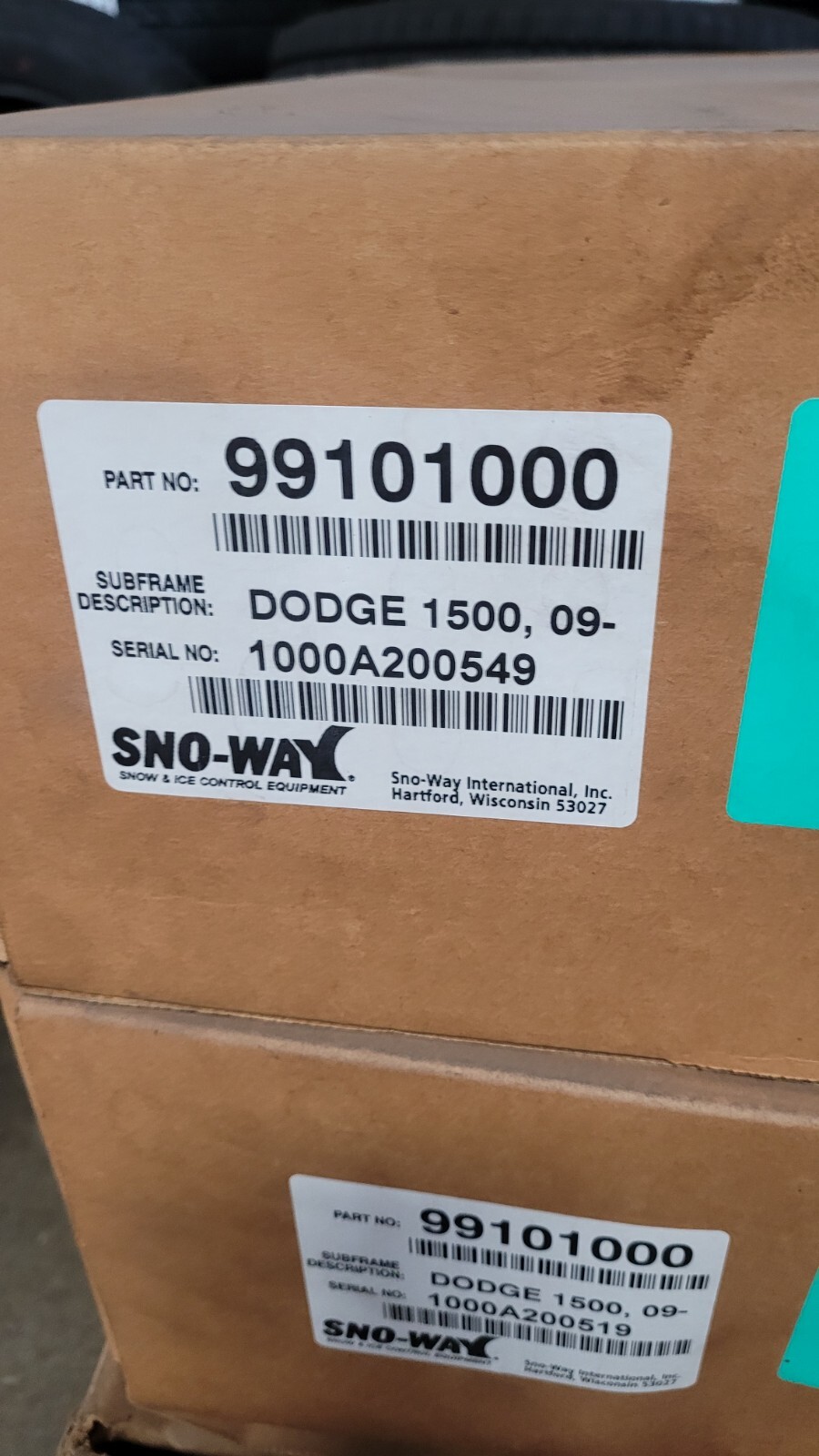 SNOWAY Plow Mount 99101000 RAM 1500 09 26 Series Only for sale online