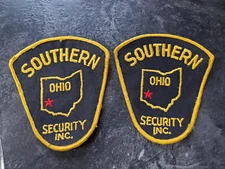 SOUTHERN OHIO SECURITY INC. SHOULDER PATCH=2 QUANTITY  #8