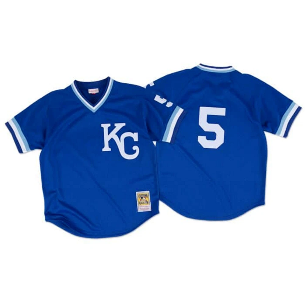 George Brett Kansas City Royals Mitchell & Ness Batting Practice Jersey - Royal Blue