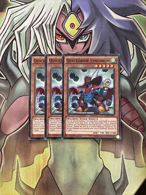 SDSE-DE005 x3 Quickdraw Synchron Common Top Zustand Yugioh