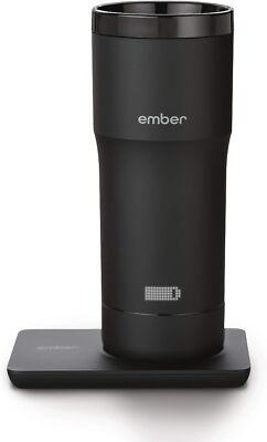 Ember Temperature Control Travel Mug, 12 Ounce, 2-hr Battery Life, Black