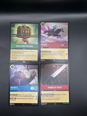 Disney Lorcana First Chapter 14 Cold Foil Lot