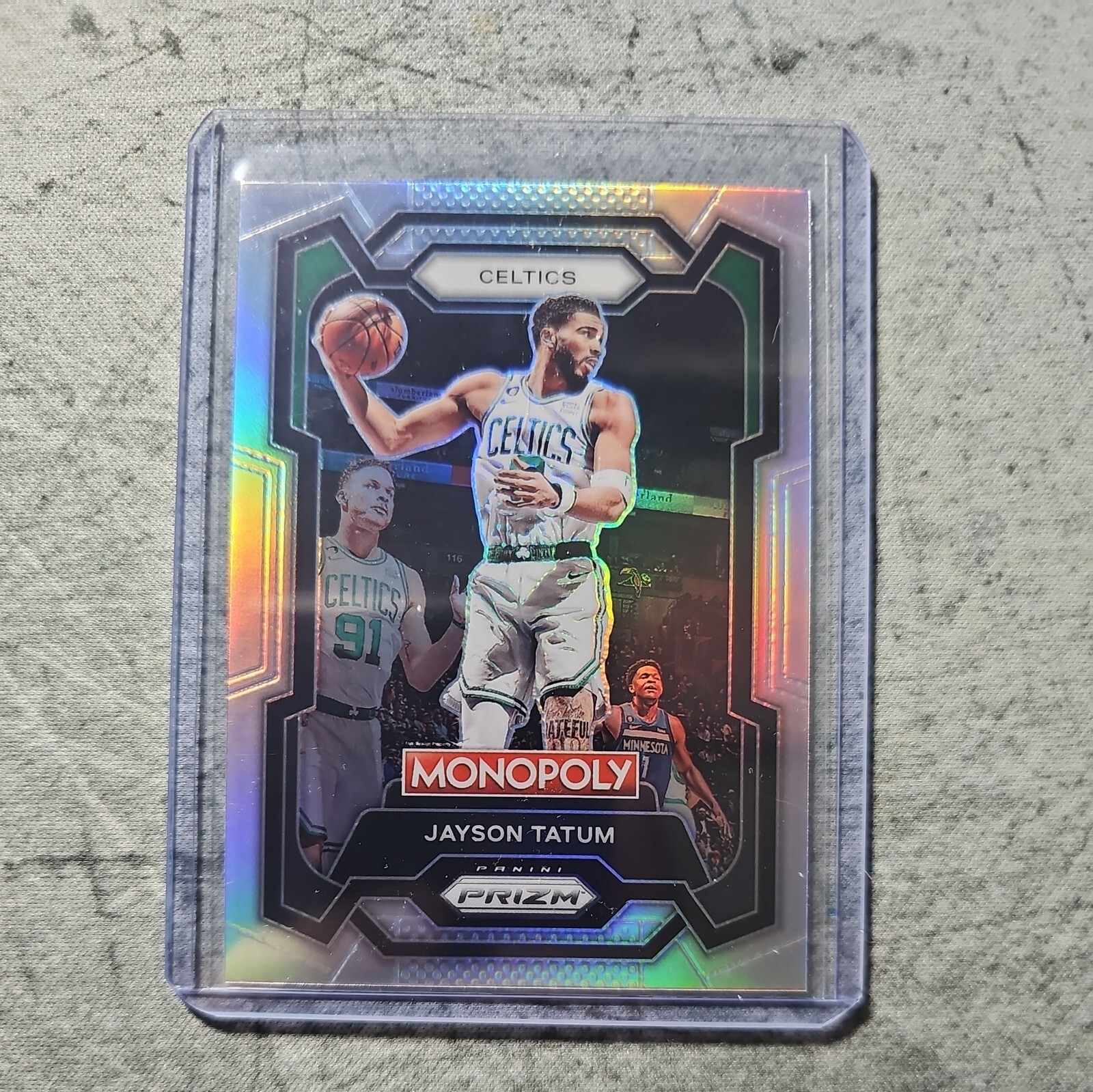 2023-24 Panini Prizm Monopoly JAYSON TATUM Silver Prizm #7 Boston Celtics