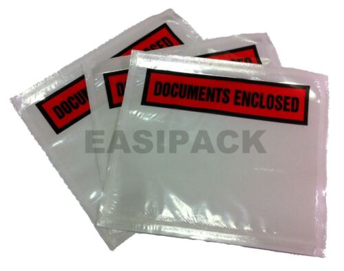 1000 Document Enclosed Envelopes Wallets - A7 size (Printed) - Afbeelding 1 van 1