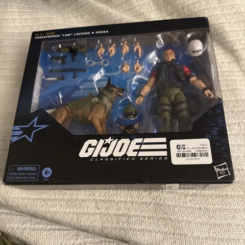GI Joe Classified Series Deluxe Set #157 Law & Order Christopher Lavigne K-9 NIB