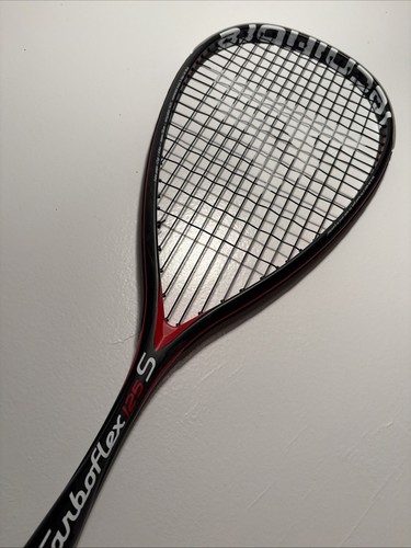 Tecnifibre Carboflex 125S Squash Racquet Black/Red #1 - Used ONCE !