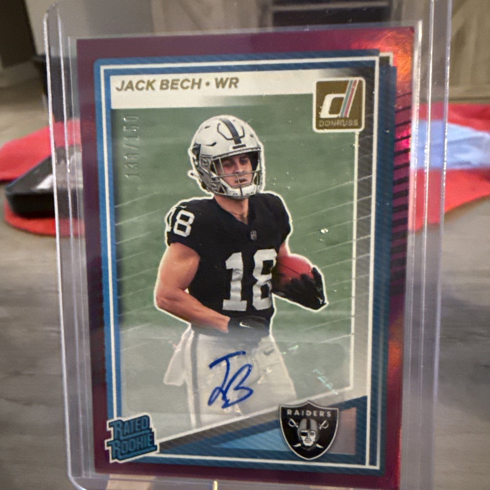   Jack Bech #320 Purple Autographs /150 (AU, RC)