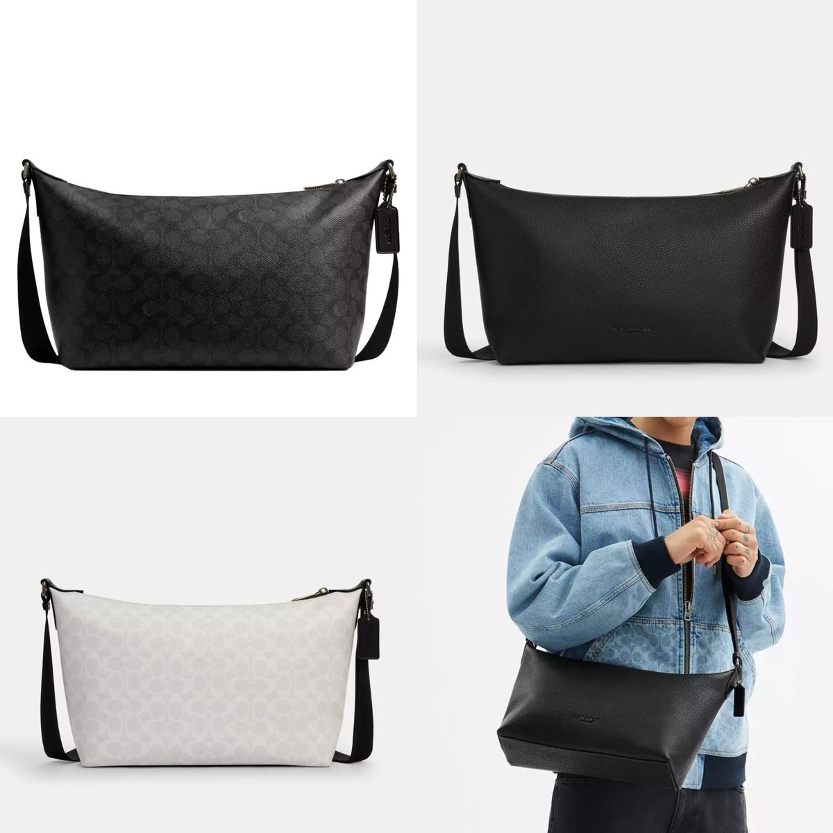 NWT Coach CAJ91 CAJ70 Finn Crossbody Bag In Signature Canvas