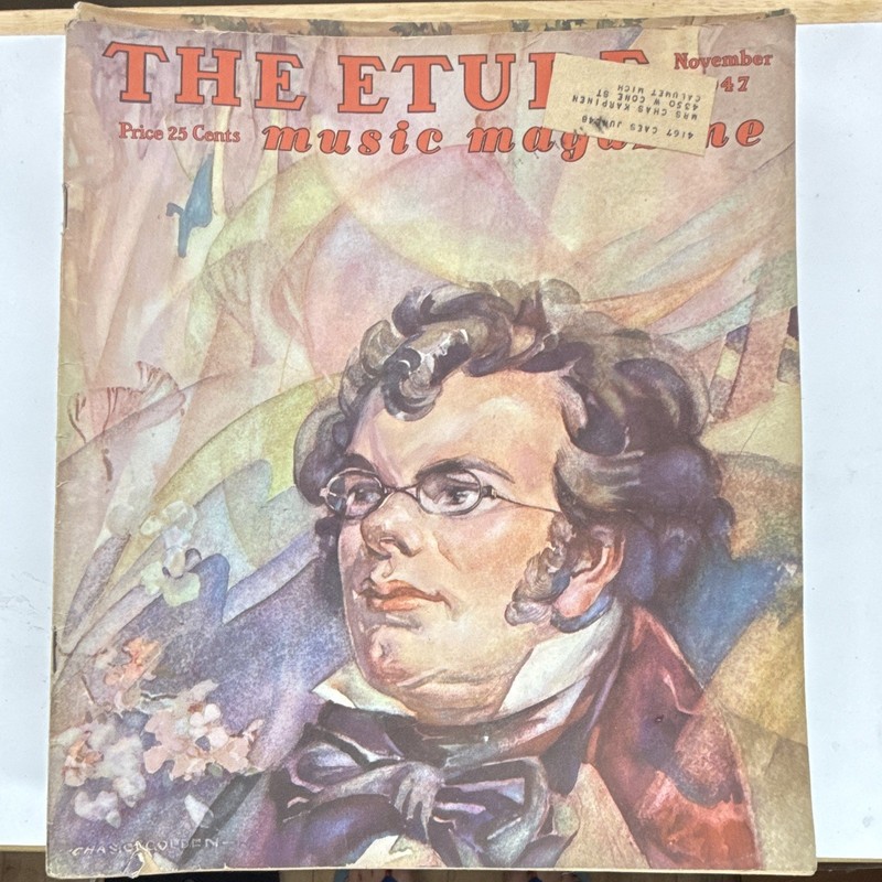 1940s The Etude Music Magazine 11 issues LOT from Vintage Ads SHEET MUSIC