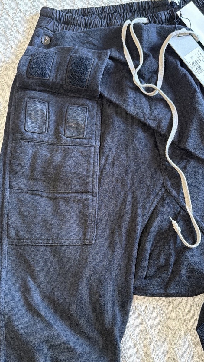 Rick Owens DRKSHDW PANTALONI PRISONNER Memphis Cargo Sweatpants