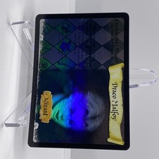 Draco Malfoy Holo Foil 2/116 Harry Potter TCG Base Set WOTC, Near Mint, Vintage