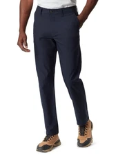 Bass Outdoor Mens Slim fit Casual Pants 36 / 30 Navy Blue Solid Stretch