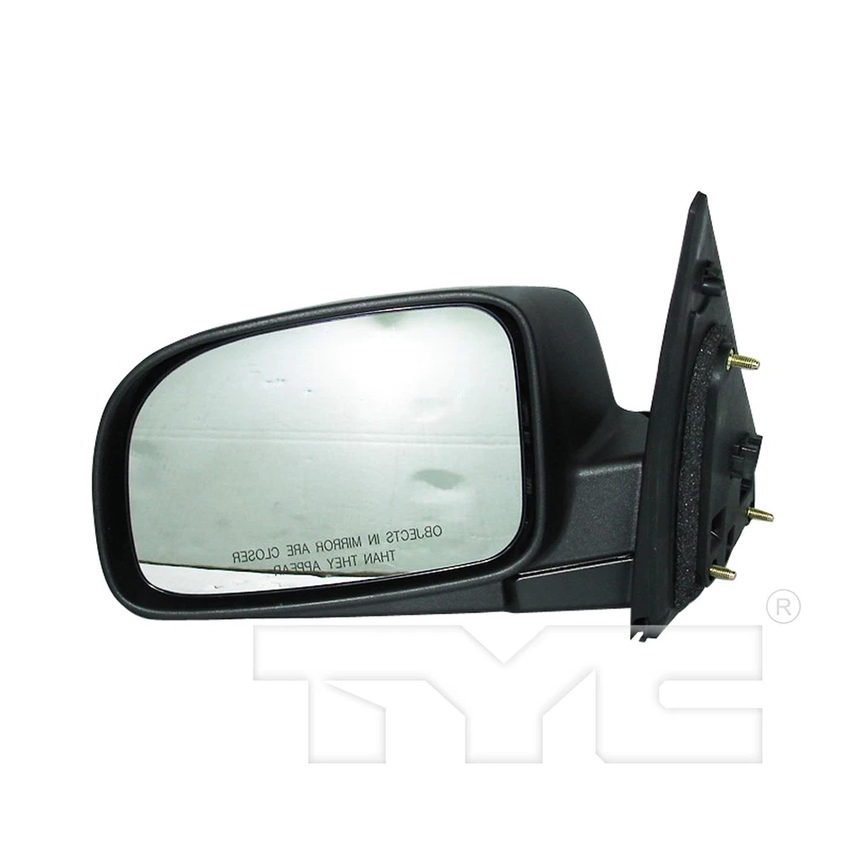 Espejo de puerta para 07-12 Hyundai Santa Fe eléctrico térmico negro lado izquierdo del conductor Foto 2 de 2