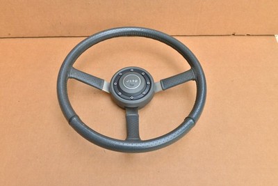 Jeep Cherokee XJ 1984-1994 Steering Wheel Gray Leather YJ CJ 76-95 OEM