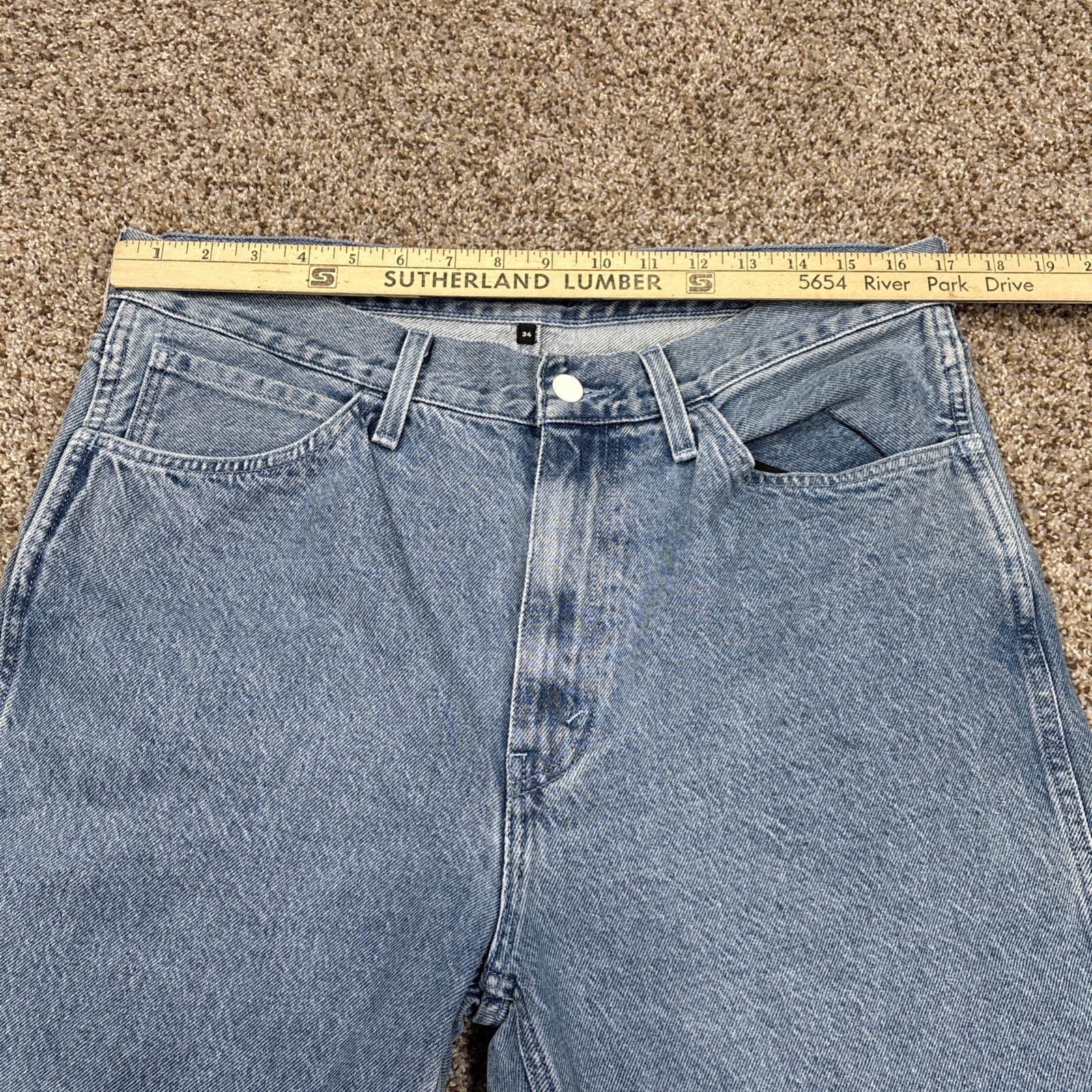 Levi’s Line 8 Men's 34x32 Irregular Jeans (34x24) Wide Leg - View 8