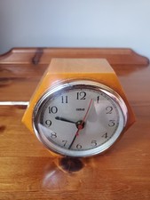 Art Deco Catalin Bakelite Goblin Electric Clock 394 Synchronous Movement Working