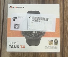 KOSPET TANK T4 Rugged Smart Watch, Stainless Steel Body, Offline Maps - NEW