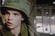 Kevin Dillon Signed 12x18 Quote "Holy Sh*t you see that head come apart" JSA