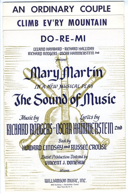 ALL EIGHT FIRST EDITIONS SHOW Sheet Music 1959 The Sound Of Music
