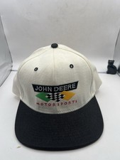 Vintage John Deere Motorsports Chad Little #97 NASCAR Snapback Hat USA Made