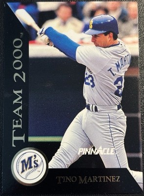 1992 Score Pinnacle Team 2000 Tino Martinez #62 Seattle Mariners Card!
