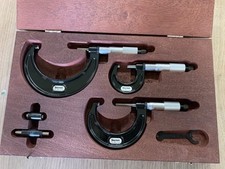 Starrett ST436.1AXRLZ Outside Micrometer Set 0-3" Range .0001 Grad