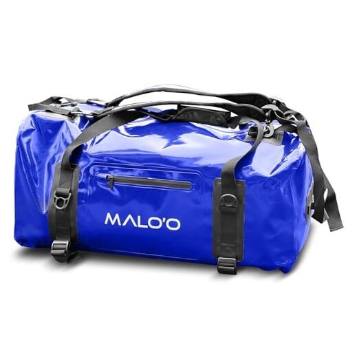  Airtight Waterproof Adventure Duffle - Ideal for Kayaking, L Dark Blue