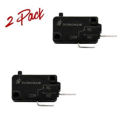(2 Pack) EXP497 Microwave Door Switch (Normal Open) 5304509460, 5304464099 NEW