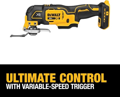 DEWALT 20V MAX XR Oscillating Multi-Tool Cordless, Variable One Size, Multi  - Picture 3 of 11