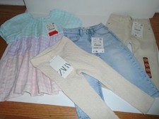 Zara 4 Piece Clothing Lot Baby Girl Size 12-18 Months New With Tags