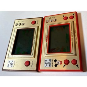 NINTENDO GAME AND & WATCH Mickey Mouse & Parachute Set of 2 Games