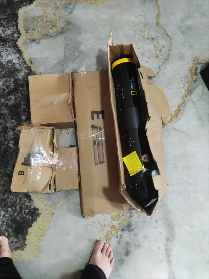 National Geographic Premium Telescope 76/700EQ . Brand New BOX DAMAGED  - Image 3 of 4