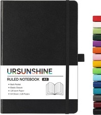 Ruled Notebook/Journal - Classic Lined Journal/Notebook, 5.3" x 8.26"