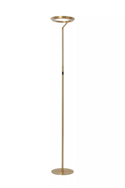 Led Stehlampe Touch Gold Wohnzimmer Ring 174 Cm 2700 K Stehleuchte Dimmbar-image