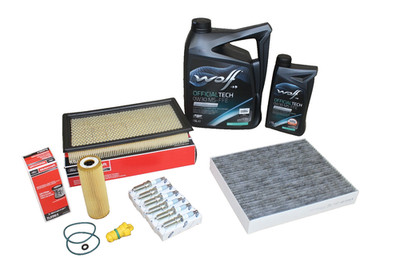 Inspektionskit 3,0 Ford Explorer inkl. 6 Liter 0W30 Wolf Motoröl 51155422