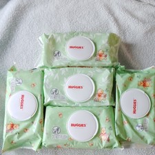 Huggies Natural Care Sensitive Fragrance Free Baby Wipes, 64 Count 5 Packs 