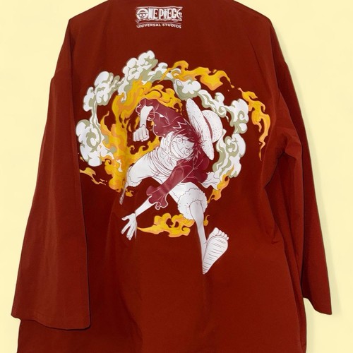 Universal Studios Fan Fest  One Piece Monkey D. Luffy Red Robe, Size S