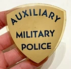 WW2 US Army Military Auxiliary Military Police MP Plastic Emblem Badge
