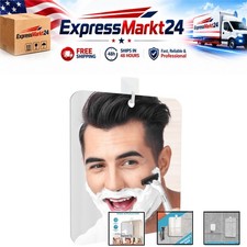 Fogless Shower Mirror for Shaving, Anti-Fog Wall Mounted Handheld Bathroom