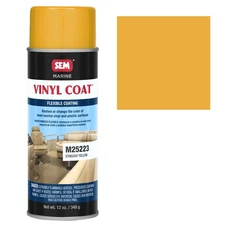 SEM Marine Vinyl & Plastic Coating STINGRAY YELLOW Aerosol 12 oz. M25223