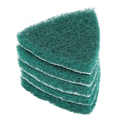 5pcs Triangle Scouring-Pads Selbstklebende Polierscheibe Für Schleifmaschine