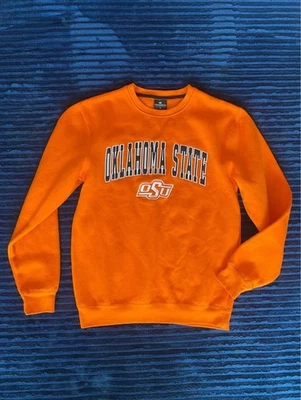 Colosseum Oklahoma State Cowboys (OSU) Men's Size S Orange Crewneck Sweatshirt - Image 1 of 3