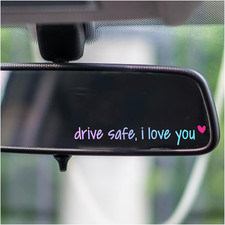 Rearview -Mirror -Decal Water Bottle -Stickers Affirmation Reminder Sticker Lapt