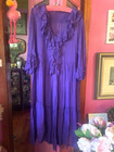 Exquisite Trelise Cooper Violet Purple Waterfalling For You Ruffle Dress 18 EUC
