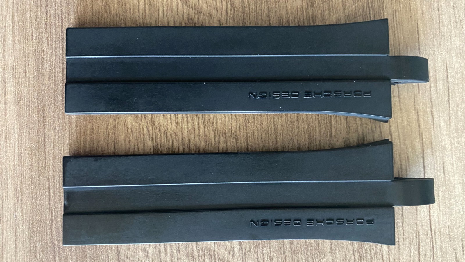 Porsche Design P6360 Black Rubber Watch Band Strap