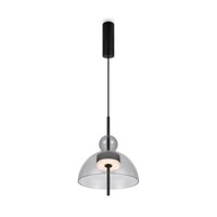 Led Pendelleuchte Esstisch Up Down Rauchglas Ø25 Cm 3000 K HäNgelampe Warmweiß