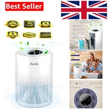 Image of White Air Purifier with 4-Stage H13 Hepa Filter for Up to 765 Sq Ft